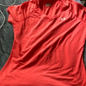 Red under armor shirt